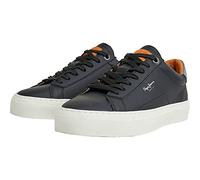 Pepe Jeans Zapatillas de Piel Yogi Original Negro