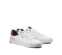 Pepe Jeans Zapatillas de Piel Tribunal De Kenton Blanco