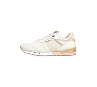 Pepe Jeans Zapatillas deportivas bajas 'LONDON SNAKE' beige / rosa / blanco 39 beige / rosa / blanco