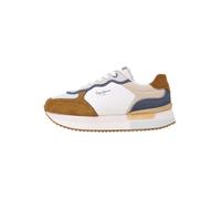 Pepe Jeans Zapatillas deportivas bajas 'RUSPER CLASS' beige / marino / marrón / gris / blanco, Talla 40