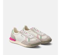 PEPE JEANS Zapatillas deportivas Marvin College. Color Blanco/Rosa/Verde