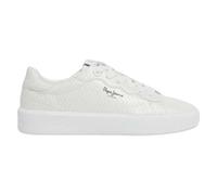 Pepe Jeans Dobbie Fenix, Zapatillas para Mujer, Blanco (White), 8