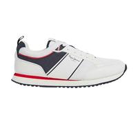 Pepe Jeans Dublin Brand Sneaker para Hombre, Blanco (Blanco), 10