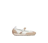 Pepe Jeans Zapatillas Estilosas Mujer - Bailarinas Blancas con Detalles en Beige - Bailarinas con Velcro - Moda - Versátiles y Cómodas - Modelo PLS400029-847 - 36 EU
