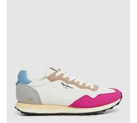 Pepe Jeans Natch Basic W, Zapatillas para Mujer, Rosa (Deep Fuchsia), 7