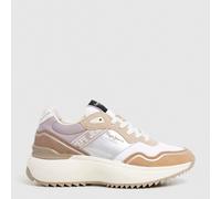 PEPE JEANS Kimi Glam, Zapatilla Unisex Adulto, Stone, 37 EU