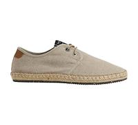 Pepe Jeans Tourist Classic Linen, Zapatos Blucher Hombre, Beige (Blanco Crudo), 45 EU