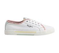 Pepe Jeans Brady Bandan W, Zapatilla Sostenible Mujer, White, 35 EU