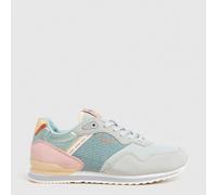 Pepe Jeans Zapatillas deportivas bajas 'London' gris / petróleo / menta / rosa, Talla 41
