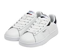 Pepe Jeans Zapatillas para niño Player Basic B, 800 Blanco, 36 EU