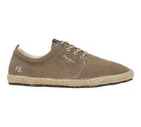 Pepe Jeans – Zapatos de hombre Tourist West – Marrón oscuro / Piedra beige – 42 EU