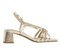 Pepe Jeans Zoe Metal, Zapatos Mujer, Amarillo, Dorado Claro, Amarillo, 41 EU