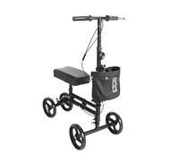 PEPE Mobility Andador de Rodilla Ortopédico con Doble Freno, Orientable Ajustable, Alternativa a Muletas