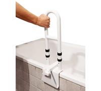 PEPE Mobility Asa Bañera Regulable (Borde Liso 5-14 cm), Agarraderas Baño para Mayores, Asa de Seguridad Baño