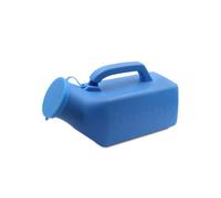 PEPE Mobility Botella Orinal Hombre con Tapa y Asa, 1000 ml, Portátil, Azul