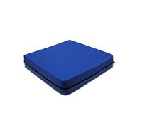PEPE Mobility Cojín Antiescaras para Silla de Ruedas (42x42x8 cm), Viscoelástico, Cojín Postural Mayores, Azul - Fabricado en España