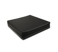PEPE Mobility Cojín Antiescaras para Silla de Ruedas (42x42x8 cm), Viscoelástico, Cojin Postural Mayores, Negro - Fabricado en España
