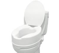PEPE Mobility Elevador WC Adulto con Tapa, 15 cm de Altura, Alzador WC Ortopédico, Fácil Instalación y Seguro