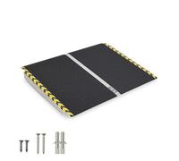 PEPE Mobility Rampa Silla de Ruedas 7 cm, 8 cm, 9 cm, 10 cm, hasta 15 cm Alto, Anchura 60 cm, Superficie Antideslizante, Ideal Escalón y Bordillo, Soporta 270 kg, Salva Escalones