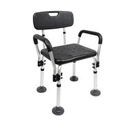 PEPE Mobility Silla Ducha Personas Mayores, Altura Regulable, Reposabrazos
