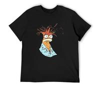 Pepe The King Prawn - Camiseta de manga corta para hombre, color negro, Negro , L