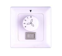 Pepeo interruptor de pared para ventilador de techo con luz, montaje en superficie, apto para todos los fabricantes