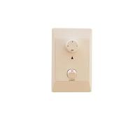 Pepeo Interruptor de pared para ventiladores de techo con luz - 3 niveles de regulación de velocidad, interruptor de iluminación independiente, 220-240 V ~ 50 Hz, dimensiones compactas