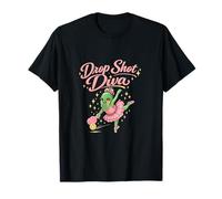 Pepinillo Drop Shot Diva Pickleball Retro Glam Camiseta