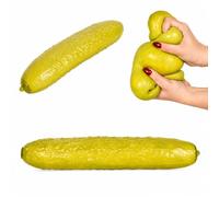 pepinillo Gigante | Bola antiestrés pepinillos exprimibles | pepinillos Juguetes elásticos apretar | sensorial aliviar el estrés pellizca Pepino encurtido Suave