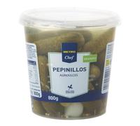 ¡Pepinillos Agridulces Chef - El Sabor Perfecto para Tus Snacks y Comidas! (3 BOTE 800G. (Escurrido 450G.), ENTEROS)
