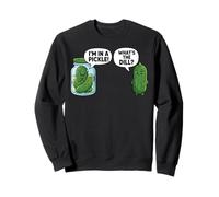Pepino de Dibujos Animados Estoy en un pepinillo ¿Qué es el eneldo? Sudadera
