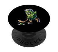 Pepino Hockey Hielo Juega Sonríe PopSockets PopGrip Adhesivo