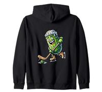 Pepino Hockey Hielo Juega Sonríe Sudadera con Capucha