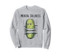 Pepino para Amantes de los pepinillos Divertidos de Enfermedad Mental Sudadera