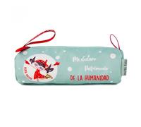 PEPITA VIAJERA Portatodo Multiusos,Estuche Compacto con Elástico y Asa, Organizador de Bolso Reciclado RPET 18x6 cm, Diseño Patrimonio de la Humanidad, Regalo Día de la Madre