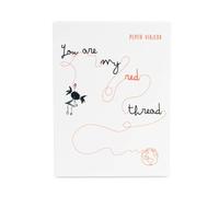 PEPITA VIAJERA, Set de Pulseras del "Red Thread" con Leyenda Ilustrada en INGLÉS, Regalo con Mensaje para Parejas, Amistad,Personas Especiales, Caja guardar recuerdos
