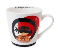 PEPITA VIAJERA Taza Japón Cerámica New Bone 380 ml,Taza Café y Té Apta Microondas y Lavavajillas,Diseño Wabi Sabi,Regalo Original Cultura Japonesa para la Mujer y Madre