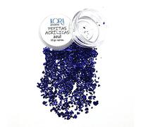 Pepitas acrílicas para rellenar la Shaker de Scrapbooking (Azul)