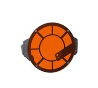 PEPKWELYCB Protector de Faro Para CFMOTO 450CLC Bobber 2023 2024 2025 Protector De Rejilla De Faro Delantero, Accesorios Para Motocicleta Protectora luz delantera(Orange)