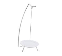 PEPLAYTAL 1Juego Brochetas Inoxidable para Barbacoa Palitos Reutilizables con Soporte Antideslizante y Diseño Duradero para Asar Carne y Verduras