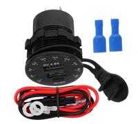 PEPLAYTAL 1Pieza Cargador de USB Dual con Adaptador de Dual Instalación y Compacto Accesorio Práctico para Vehículos