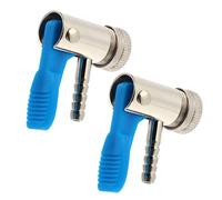 PEPLAYTAL 2 Piezas Clip Inflador de Neumáticos para Coche y Camión Conector Rápido para Válvula de Aire de Compatible con Mangueras de Inflado Estándar