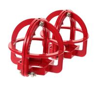 PEPLAYTAL 2 Piezas Protectora para Cabezal de Rociador contra Incendios con Jaula Protectora Roja Instalación Flexible para Techo y Rejilla Protege Sensor y Evita Falsas Alarmas