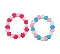 PEPLAYTAL 2piezas Collar De Mascota Bola De Peluche Elástica De Colorido para Bodas Fiestas Cómodo Fácil De Usar