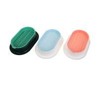 PEPLAYTAL 3 Piezas Kit de Hidropónicas para Césped de Gato Bandejas para Interior sin Suelo Maceteros de Plástico para Ventana Versátil y Decorativo para Gatos