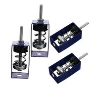 PEPLAYTAL 4 piezas Aisladores Vibración Techo Resorte Suspensión Amortiguador Antivibraciones para Sistemas Industriales Comerciales