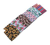PEPLAYTAL 6 piezas Manguitos Aislantes para Latas de Cerveza y Bebidas Funda Protectora de Neopreno con Diseño Único Mantiene Fría la Bebida Colores Mixtos para Latas y Reutilizable