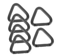 PEPLAYTAL 6 Piezas Mosquetones Triángulo para Escalada de Aluminio Antideslizantes y Resistentes para Camping y Senderismo