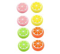 PEPLAYTAL 8 Piezas Joystick Silicona con Diseño Limón Protección Antideslizante para Palanca Analógica Cubiertas Cómodas y Resistentes para Gaming