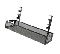 PEPLAYTAL Bandeja Organizadora para Cables bajo Escritorio Soporte Compacto y Resistente para Gestión de Cables y Cargadores Almacenaje Práctico para Oficina y Hogar